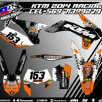 Kit de Gráficas KTM Racing 2014 – Diseño 153