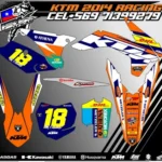 Kit de Gráficas KTM Racing 2014 – Diseño 18