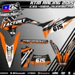 Kit de Gráficas KTM Racing 2015 – Diseño 615