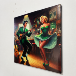 Cuadro Decorativo Estilo Rockabilly 50 x 50 cm