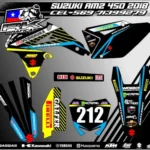 Kit de Gráficas Suzuki RMZ 450 2018 – Diseño 212