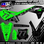 Kit de Gráficas Kawasaki KXF 250 2019 – Diseño 77