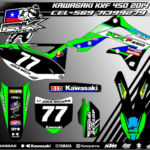 Kit de Gráficas Kawasaki KXF 450 2014 – Diseño 77