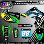 Kit de Gráficas Kawasaki KXF 250 2014 – Diseño 88
